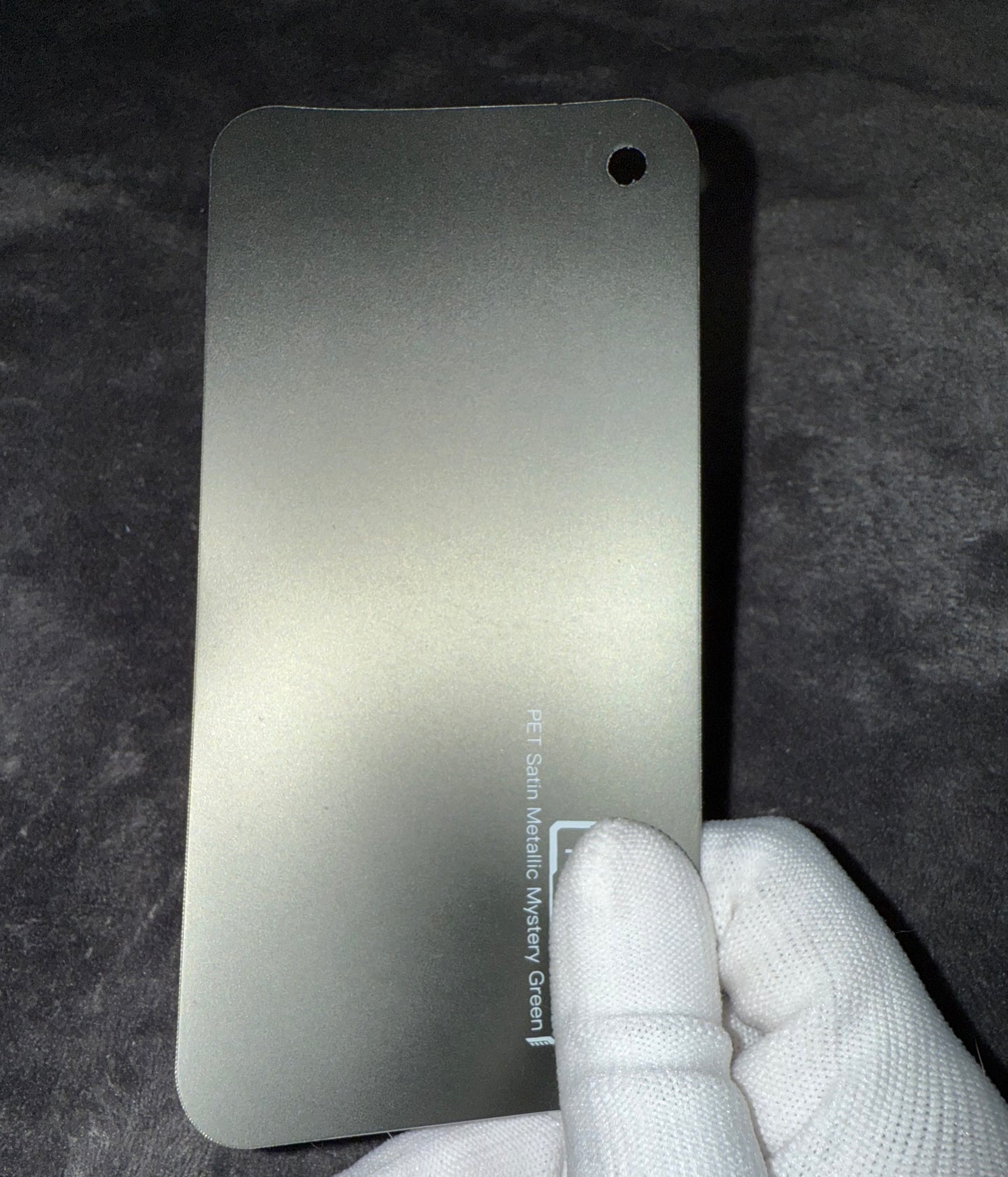 Satin Metallic Mystery Green