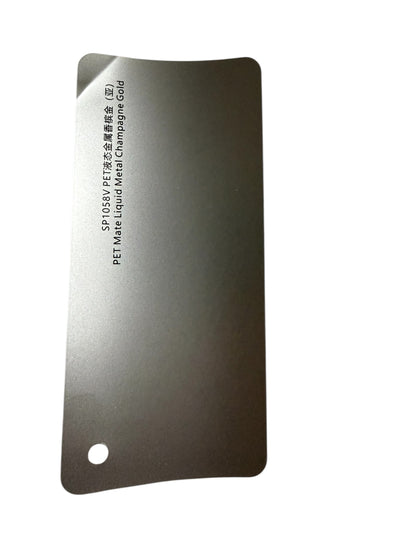 Matte Liquid metal champagne gold