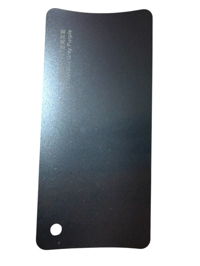 Metallic grey purple