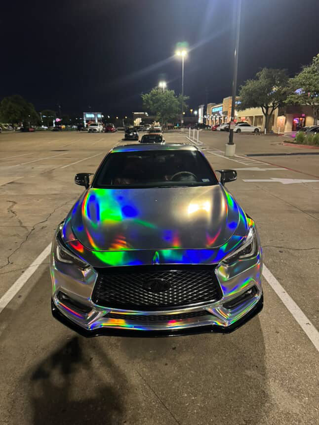 Laser chrome silver