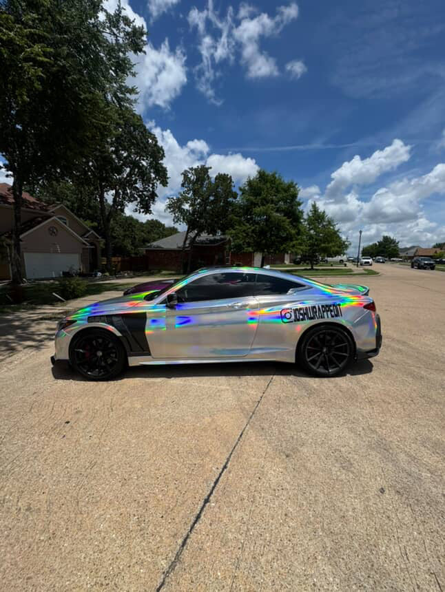Laser chrome silver