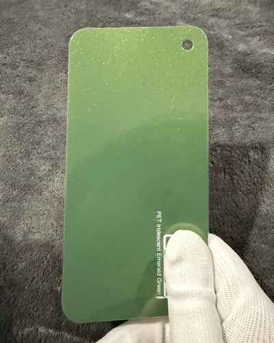 Iridescent Emerald Green