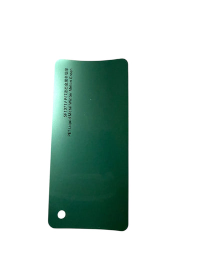 Liquid metal winter melon green