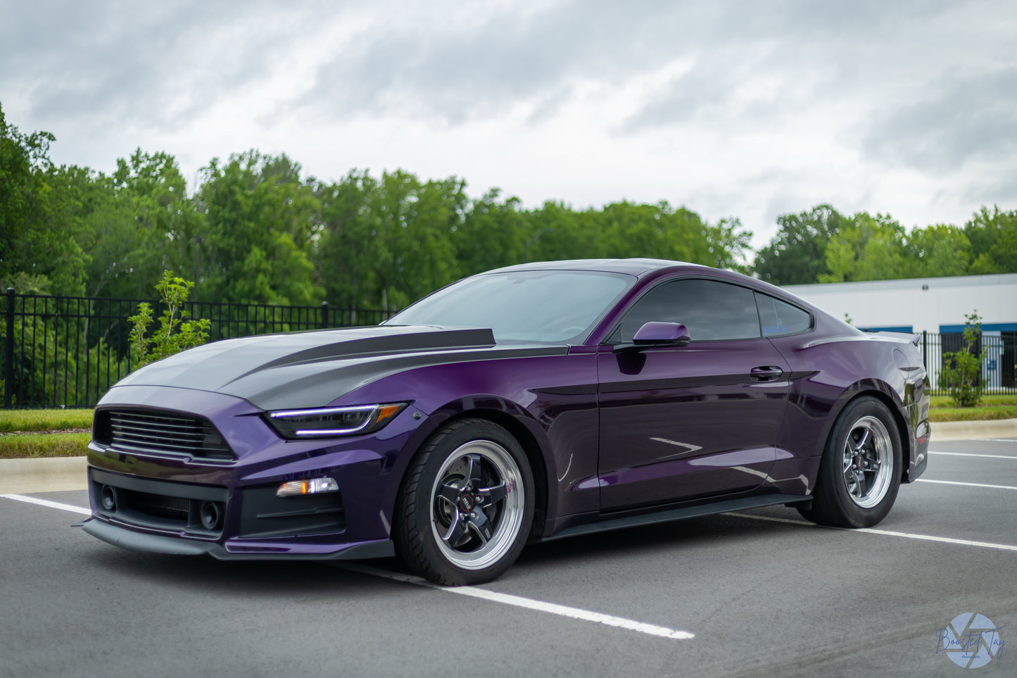 Metallic midnight purple