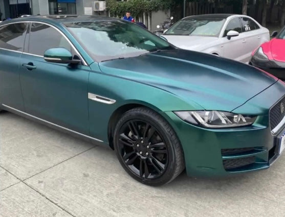 Metallic dark emerald